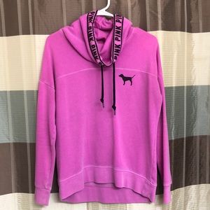 PINK cowl neck sweatshirt